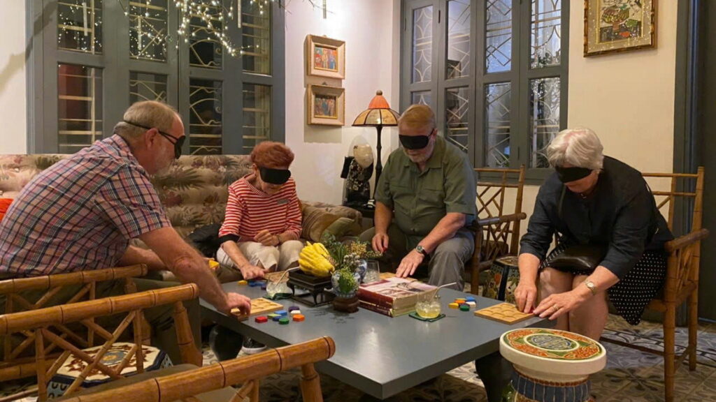 Personal Travel | Blind dining at a local restaurant 